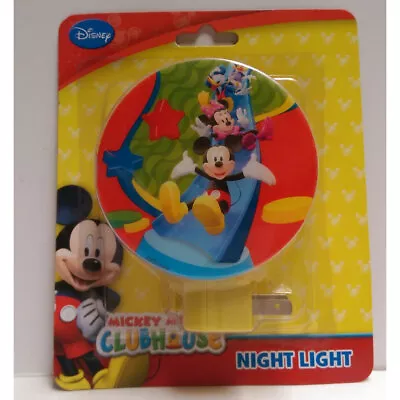 Disney Mickey Mouse Decor Kids Nursery Bath Bedroom Night Light W Bulb Gift NEW • $11.40