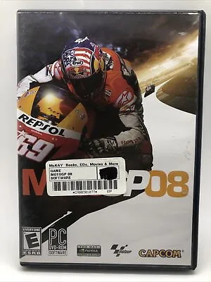 MotoGP 08 PC DVD-ROM Game 2008 Motorcycle Racing Capcom Computer Motorsport • $10.82