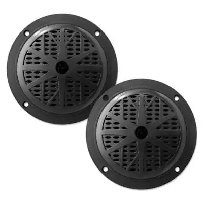 Pyle PLMR51B Waterproof 100W 5.25  2 Way Marine Boat In Wall Cabin Speakers PAir • £21.90