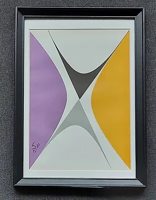 Max Bill. Color Serigraph 1956   Concrete Art • $200