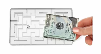 Money Puzzle Box Money Maze Gift Holder Fun Way To Give Cash As A Gift • $15.51