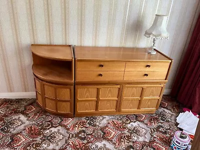 £99.99 • Buy Corner Storage Unit Sideboard With Drawers, Nathan / G Plan Style