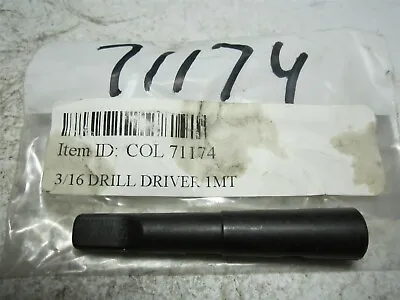 Collis Tool (71174) 3/16 Inch MT1 Outside Morse Taper Drill Driver • $24.95