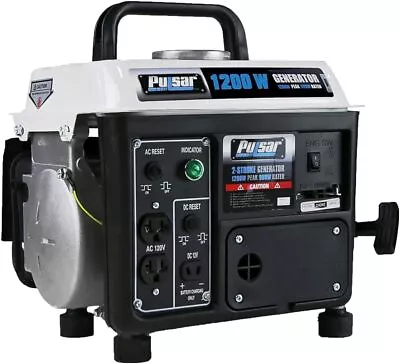 Pulsar 1200W Carrying Handle PG1202SA Gas-Powered Portable Generator 1200W • $189.98