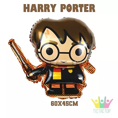 Harry Potter Balloon Foil Helium. Lolly Loot Bag Cake Party Cupcake Deco Flag • $5