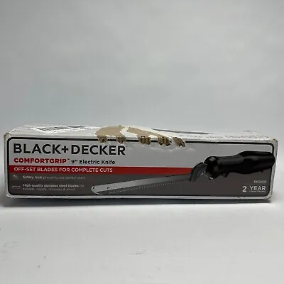 BLACK+DECKER EK500B 9 Inch Electric Carving Knife - Black • $16.99