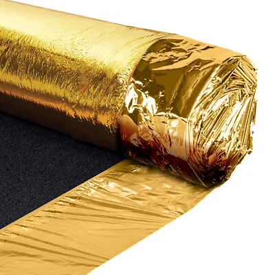 15m2 Roll -  Gold 5mm - Acoustic Underlay For Wood Or Laminate Flooring • £27.75