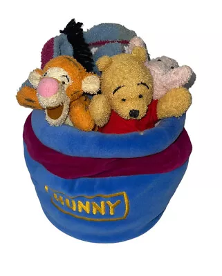 $22.40 • Buy Winnie The Pooh Piglet Eeyore Tigger Plush Honey Hunny Pot Disney Stuffed READ
