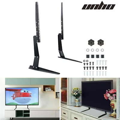 Desk Tabletop TV Stand Base Mount For 27  32  37  42  45  47  50  55  Samsung LG • $33.95