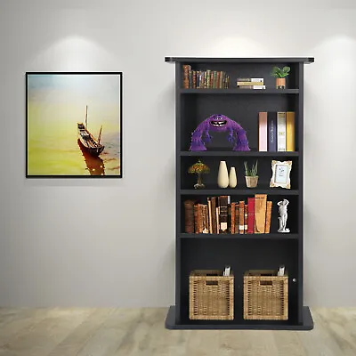 Multimedia Storage Cabinet DVD Rack Book Shelf Organizer Stand Media Storage • $36.58