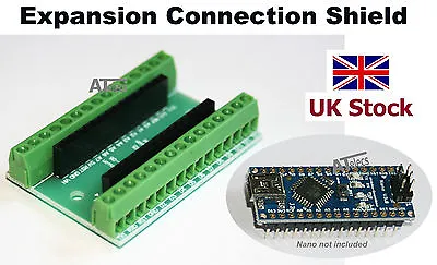 £3.62 • Buy Expansion Connection Shield For Arduino Nano V3.0 Or Clone, Terminal Board  - UK