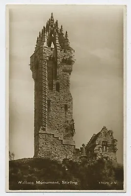 The William Wallace Monument Stirling Real Photo Vintage Postcard N25 • £3.99