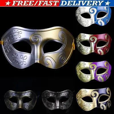 Men Male Masquerade Mask Face Cover Costume Party Fancy Banquet Costume Props • $13.55