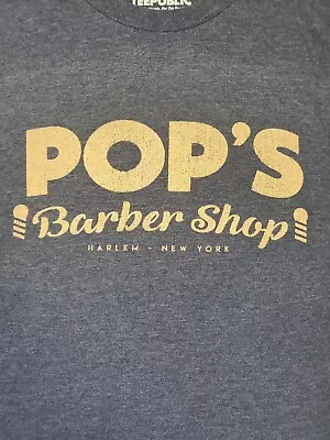 Pop's Barber Shop💈 T-shirt Adult 2xl Xxl Luke Cage Netflix Marvel Harlem Ny • $11.99