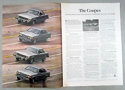 1978 Mercedes-Benz 450 SL & 450 SLC & 280CE Original 2-Page Print Ad • $16.47