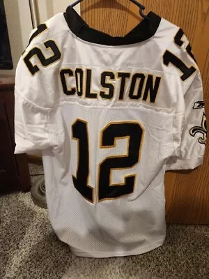 Pre-owned Nfl New Orleans Saints Marques Colston #12 Reebok Jersey Men's Size 50 • $39.99