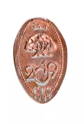 Elongated Penny  Disney Animal Kingdom 2019  Lake Buena Vista FL Zinc RETIRED • $2