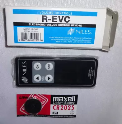 Brand New Niles R-EVC OEM Electronic Volume Control Remote With New Battery! • $10