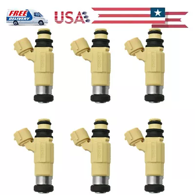 6Pcs OE Injectors F200 F225 For Yamaha 02-12 200HP 225HP Four Stroke Outboard • $33.53
