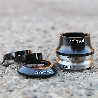 Animal Bmx Integrated 1-1/8  Bicycle Headset Odyssey Cult Primo Shadow • $34.95