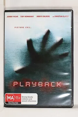 Playback. Christian Slater - Reg 4 Like New (D672) • $9.71