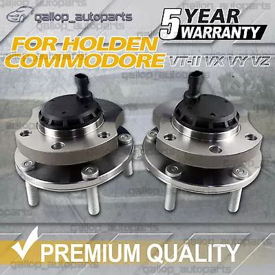 LH+RH Front Wheel Bearing Hubs Hub For Holden Commodore VT 2 VY VX VU VZ WH ABS • $109