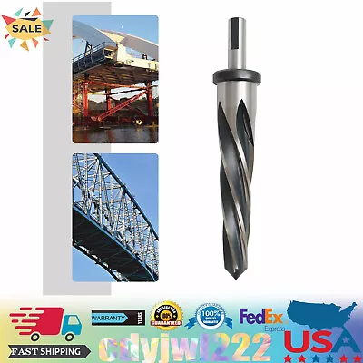 9/16  Construction Bridge Reamer With 1/2  Shank Spiral Flute High Speed Steel • $17