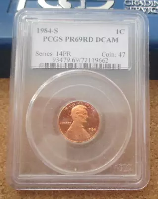 1984S Lincoln Memorial Cent PCGS Certified PR69DCAM • $13.50