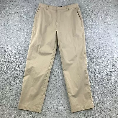 Adidas Pants Mens 34 Khaki ClimaCool Stretch Golf Vented Performance 34x32 • $18.11