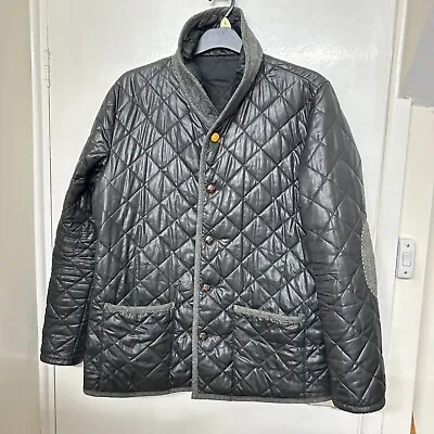 Holland Esquire - Men’s Quilted Jacket - Black - Size L Large Black • £29.99