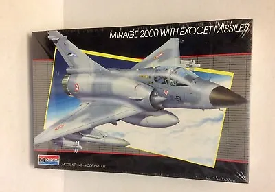 Monogram 1/48 Mirage 2000 W/Exocet Missiles Kit # 5446/Sealed • $39.99