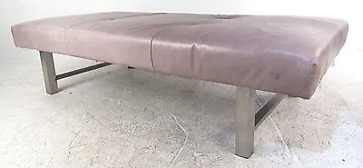 Mid-Century Modern Leather Daybed (9179)NJ • $500