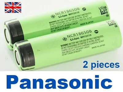 £12.99 • Buy Top Flat Rechargeable Panasonic NCR B 3400mAh 3.7V  Lithium Polymer Battery UK!