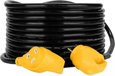 Camco Power Grip 50-Ft 30 Amp RV Extension Cord - Rated For 125V (55197) • $85