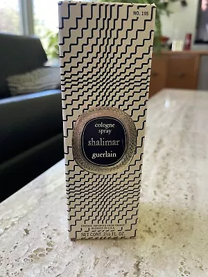 195 Vintage Guerlain Shalimar Cologne Spray 2.5 Oz New W Box • $45