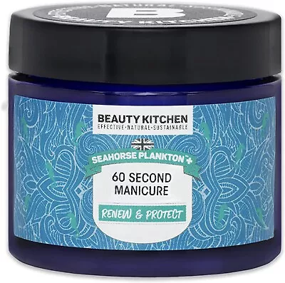 Beauty Kitchen Renew & Protect Seahorse Plankton+ 60 Second Manicure 80g • $19.32