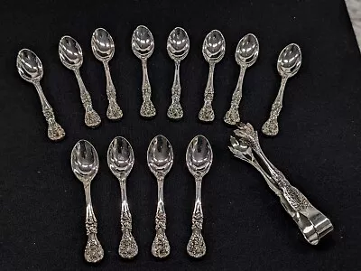 Set Of 6 (Six) ESTATE FIND Vintage Antique Demi Tasse Silver Spoons 4 1/2  • $9.99