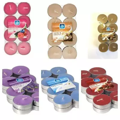 Pan Aroma Scented Tea Light Candles Various Fragranced Tealights Wax Candles  • £4.99