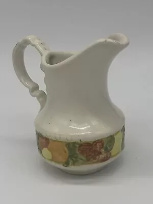 Vintage Metlox Vernon Ware Della Robbia Poppy Trail Creamer Hand Painted Fruit • $12.75