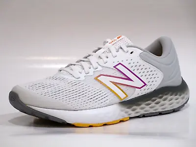 New Balance Women's 520 V7 Running Sneaker Shoes  White/Pink/Gray/Yellow • $48.99