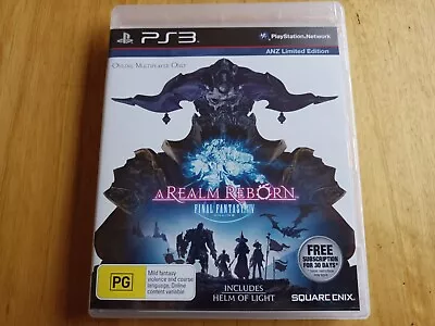 A Realm Reborn : Final Fantasy 14 (XIV) Online (PS3 Game) PlayStation Three • $13.95