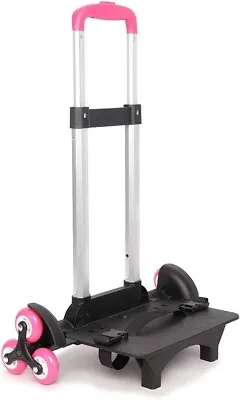 PROTAURI Backpack Trolley With 6 Wheels Can Climb Stair Foldable Rolling Luggag • $30.25