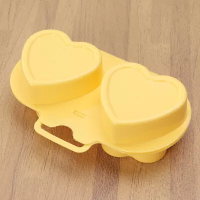  Egg Poacher Mini Cooker For Microwave Heart Flower Shaped Steamer Breakfast • £8.59