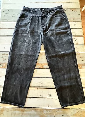 Marithe Francois Girbaud Jeans Mens Size 40M/29.5 Black Denim Baggy Vintage Y2K • $40