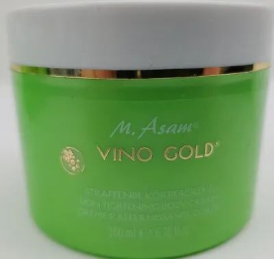 New M. Asam Vino Gold 200ml / 6.76 Fl.oz Skin Tightening Body Cream Sealed • $24.99