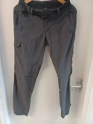 Karrimor Womens Hiking Trousers Size 10 With Zip Off Legs • £15