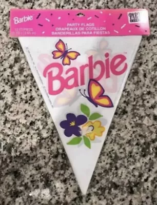 Barbie Vintage Party Flags  • $15