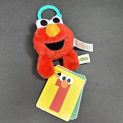 Sesame Street Plush Elmo Toy 4   Red Bright Starts Letters Numbers • $8