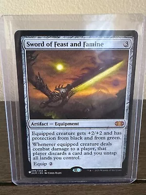 MTG Sword Of Feast And Famine - Double Masters 296/332 Regular Mythic • $39