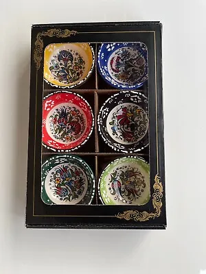 1.2  Turkish Handmade 6 Pcs Bowl For Nuts Set With Gift Box. • $19.99